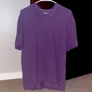 Eddie Bauer Large Purple Polo Shirt